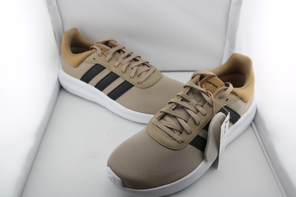 Adidas Lite Racer 4.0 Blanch Cargo Tan Black Men's Size 10.5 NIB JQ4710